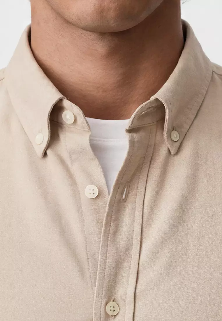 Oxford Shirt Regular Fit Khaki