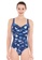 Sunseeker navy South Pacific Palm D Cup One-piece Swimsuit A1009US49F5EB0GS_4