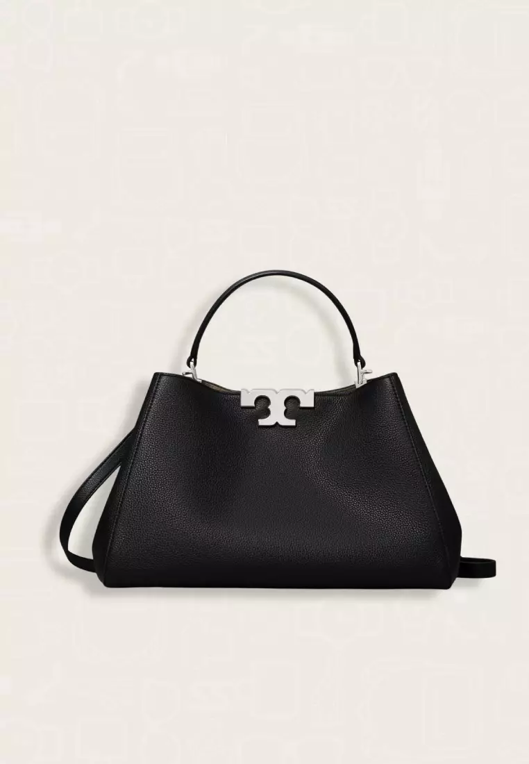 Tory Burch Eleanor Soft Satchel Black