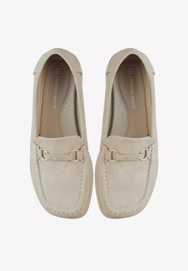 Sepatu Bustong Mules Wedges Slip on Wanita L.Haruka 02