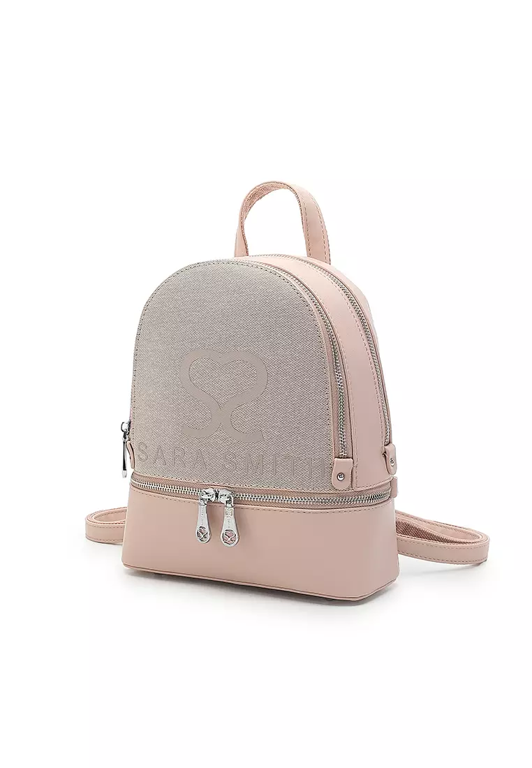 Women's Logo Backpack (Tas Ransel Wanita & Tas Punggung Wanita) - Merah Jambu