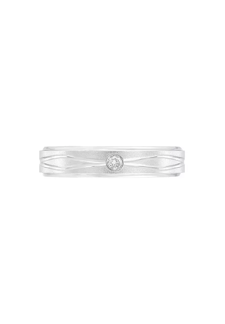 HABIB Diamond Ring in 750/18K White Gold A0324-A