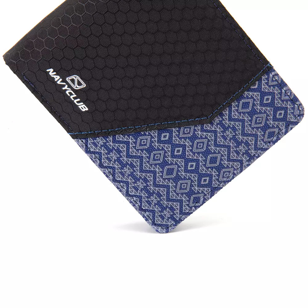 Navy Club Lucio Dompet Pria Kasual - Dompet Lipat Motif Batik Free Box Exclusive