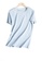 Twenty Eight Shoes blue VANSA Round Neck Mercerized Cotton Short-sleeved T-Shirt VCW-Ts1902U 2F617AA743D310GS_2