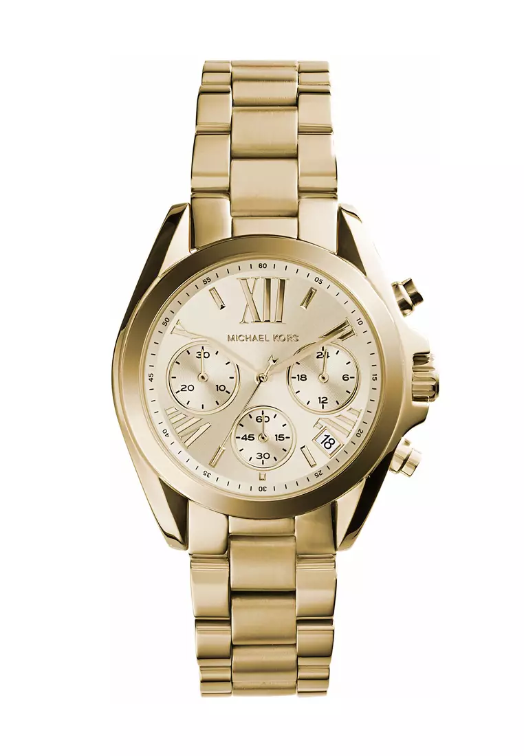 Gold watch womens michael kors clearance