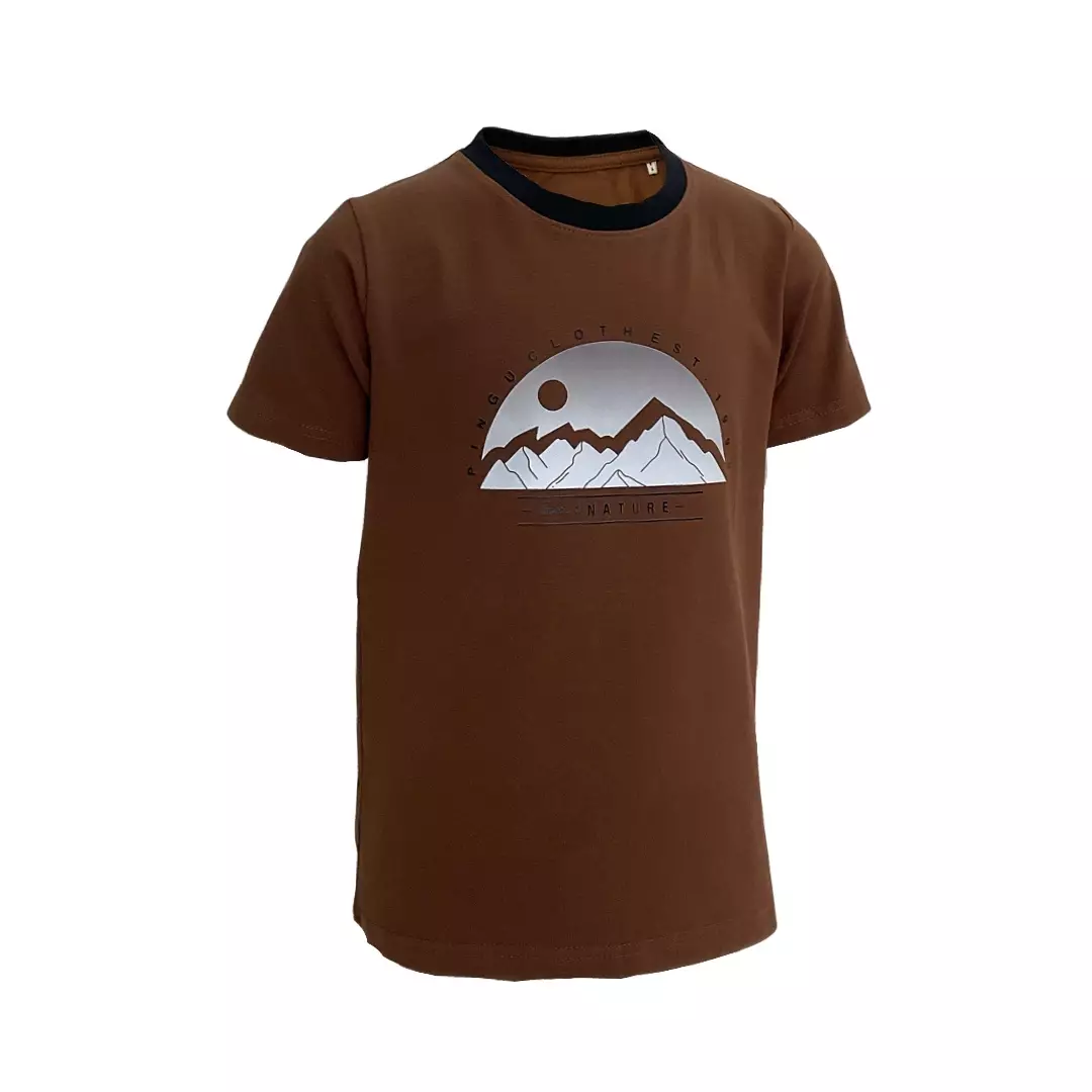 Pingu Kaos Anak Laki Laki Sablon Coklat 92000732