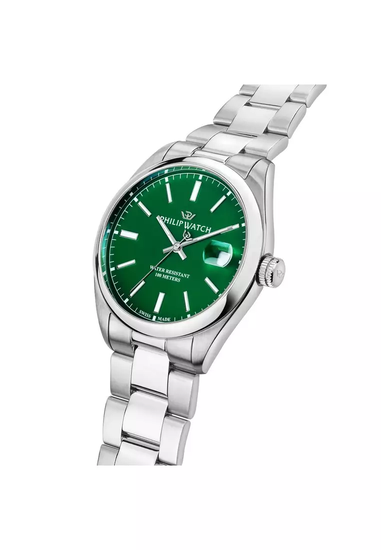 【Swiss Made】Philip Watch Caribe Urban Collection 39mm Men's Quartz Watch R8253597643-10 ATM Waterproof