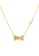 TOMEI TOMEI Dual-Tone Ribbon Necklace, Yellow Gold 916 45BC1AC899B3AAGS_1