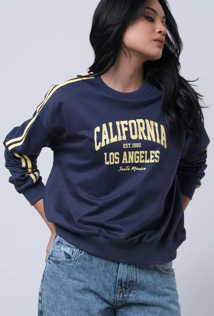 Sweater Wanita Eira Navy