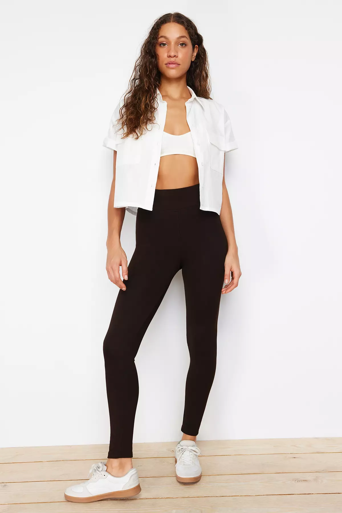 High Waist Knitted Tights