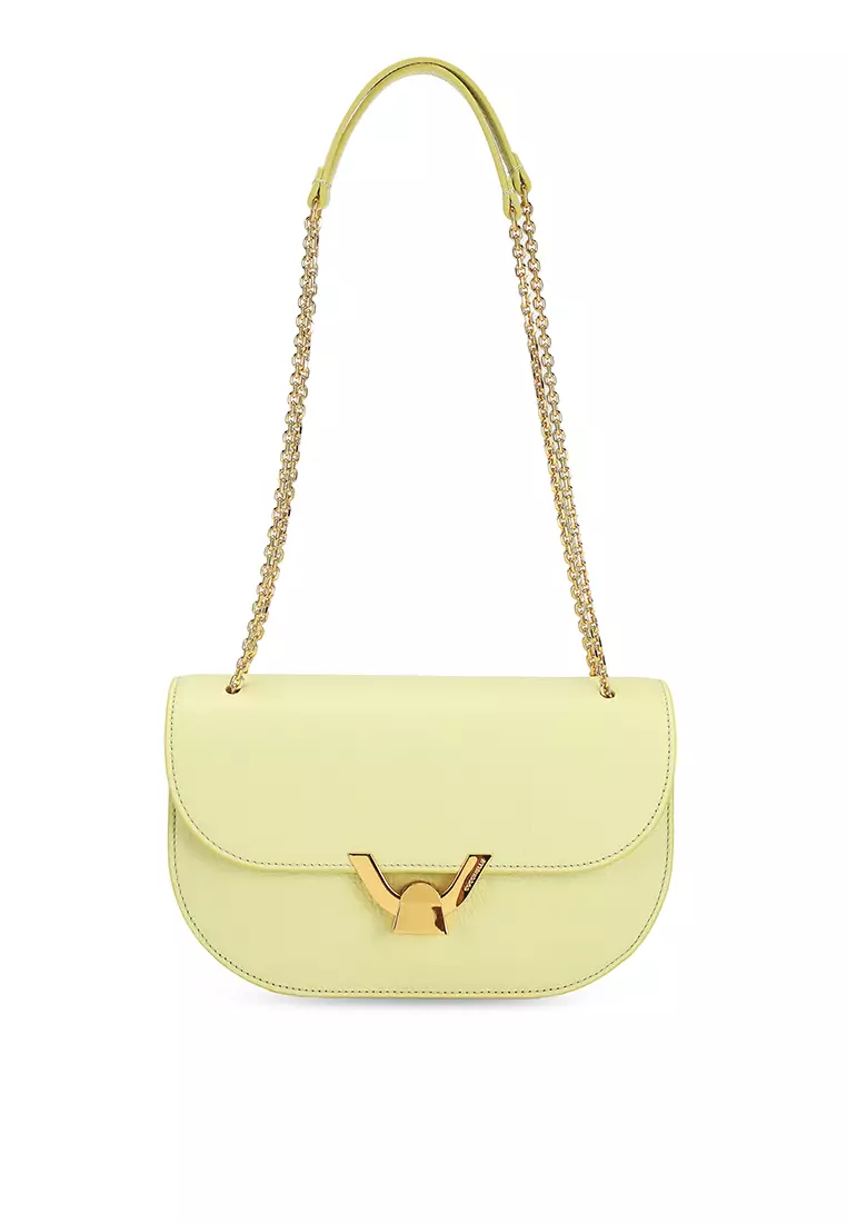 Buy Coccinelle Dew Chain Crossbody Bag in Lime Wash 2024 Online