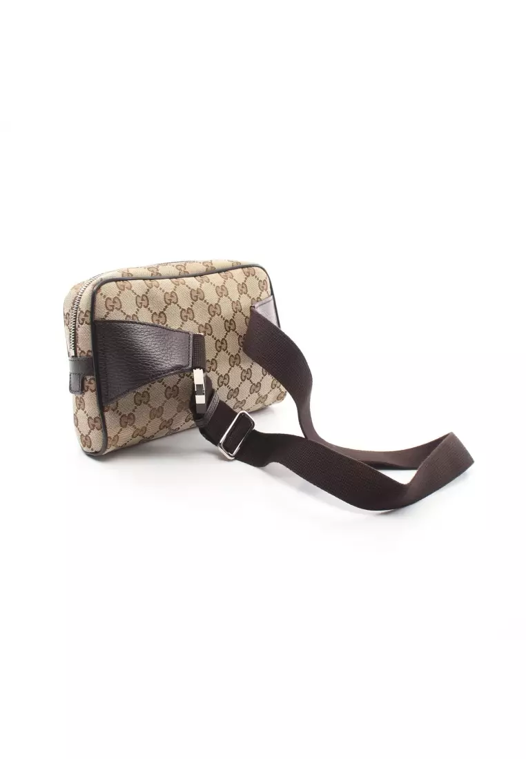 Gucci Pre-owned GG Supreme Belt Bag - Brown