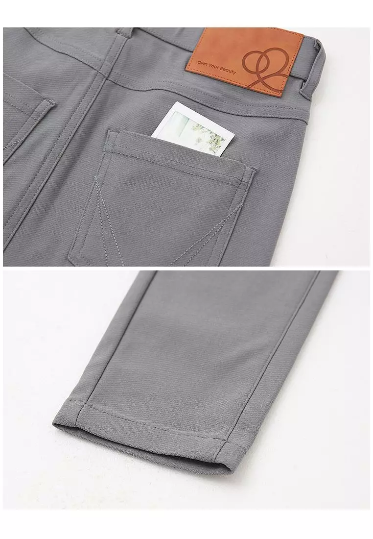 Buy OBSTYLE Slimming Stretch Trousers [BA7590] 2026 Online | ZALORA