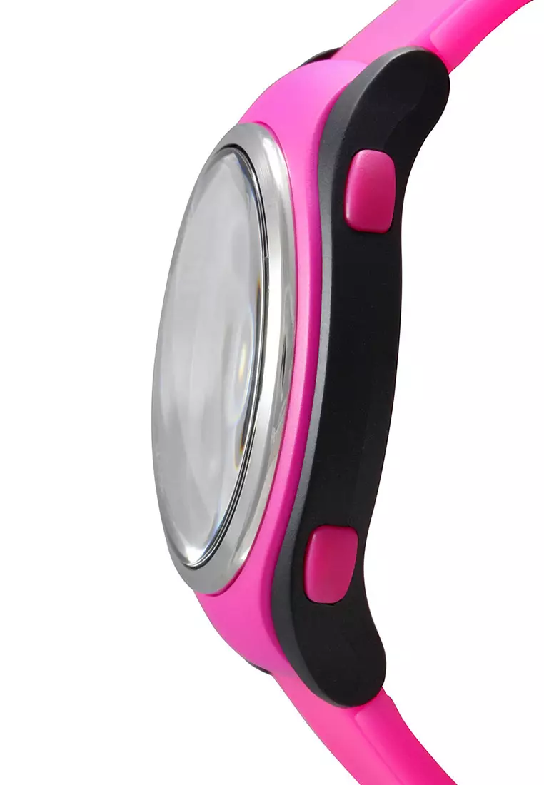 LORUS Jam Tangan - Pink Black - Silicon - R2383LX9