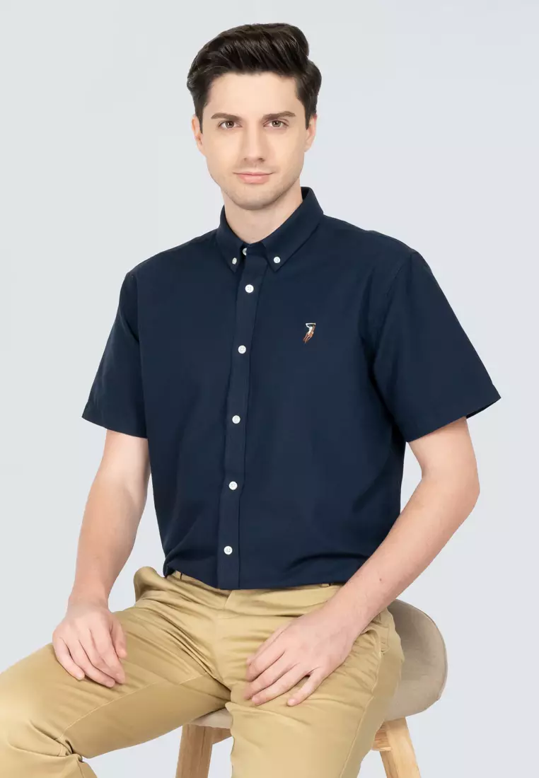 Polo Haus - Men’Cotton Plain Regular Fit Short Sleeve