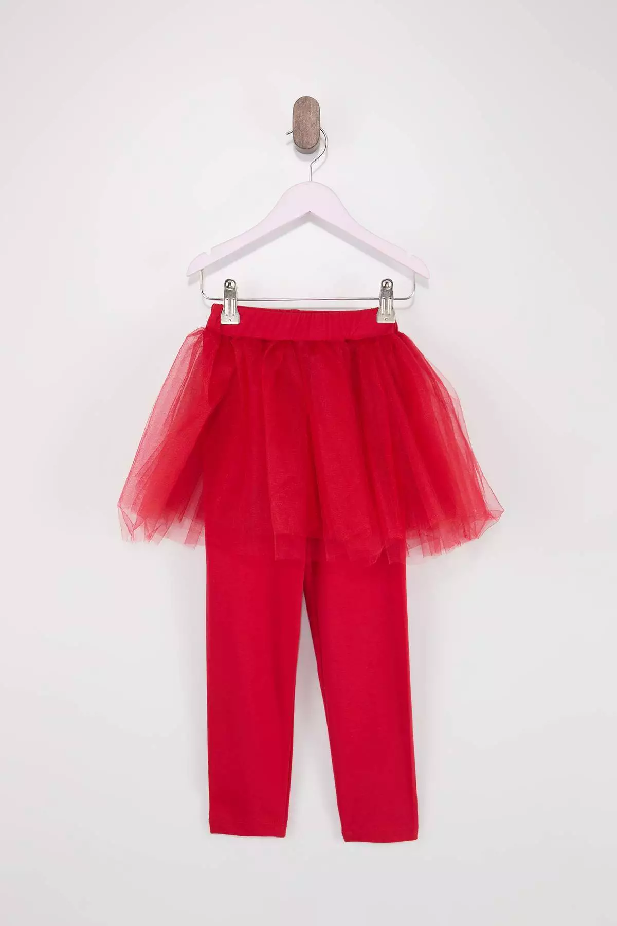 Red Girl'S Short April 23Rd Mini Plain Woven Holiday Tutu Skirt Tkdss26Et00003