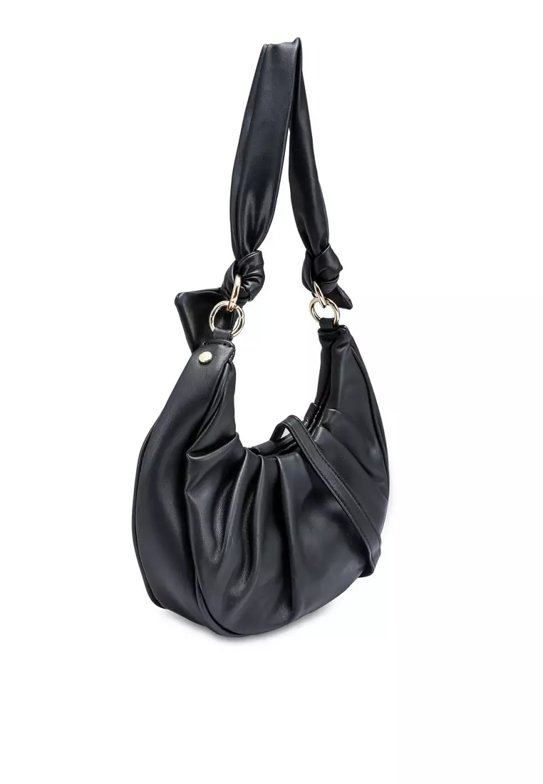 Anya Ruched Baguette Bag