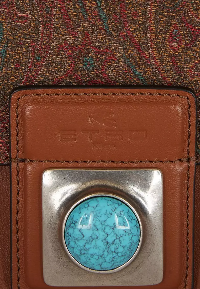 EtMEDIUM PAISLEY CROWN ME Shoulder Bag in Red