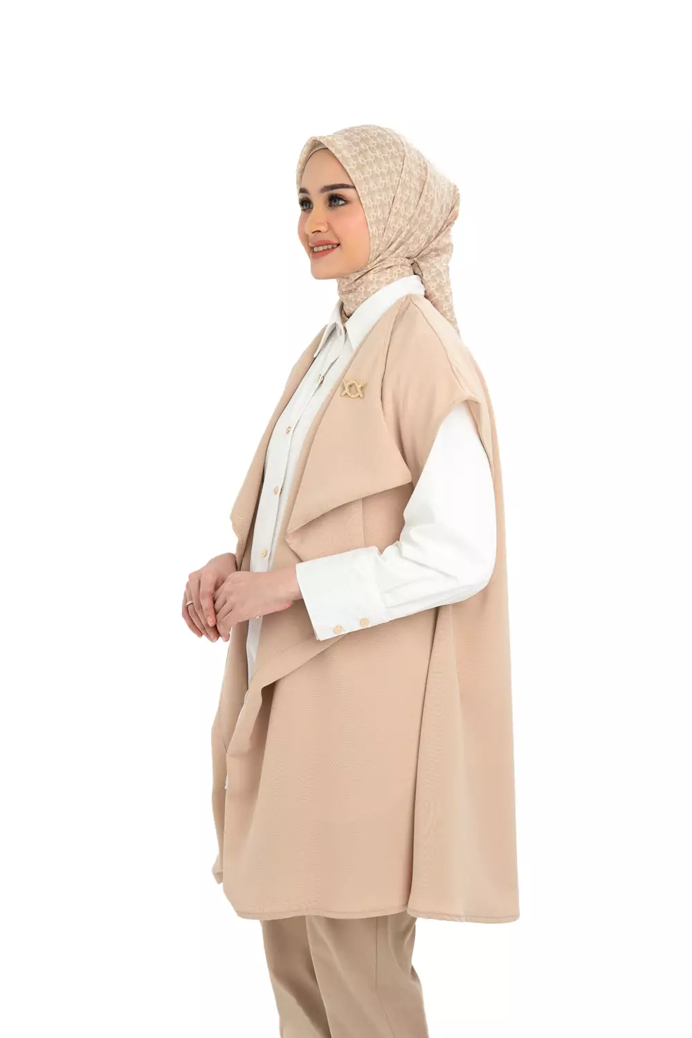 Klamby - Shara Outer Vest Sorrel Brown