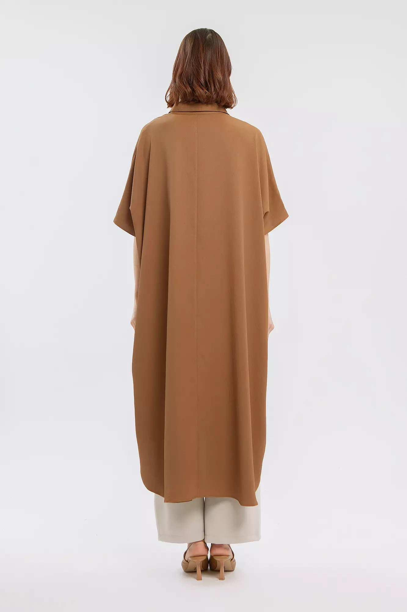 Minimal Raye Kaftan Brown ALL SIZE