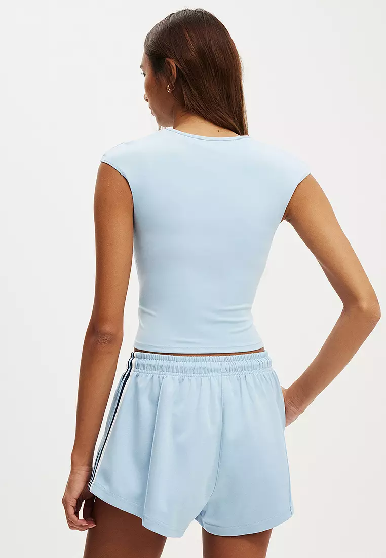 Ultra Soft Capped Sleeve Tee