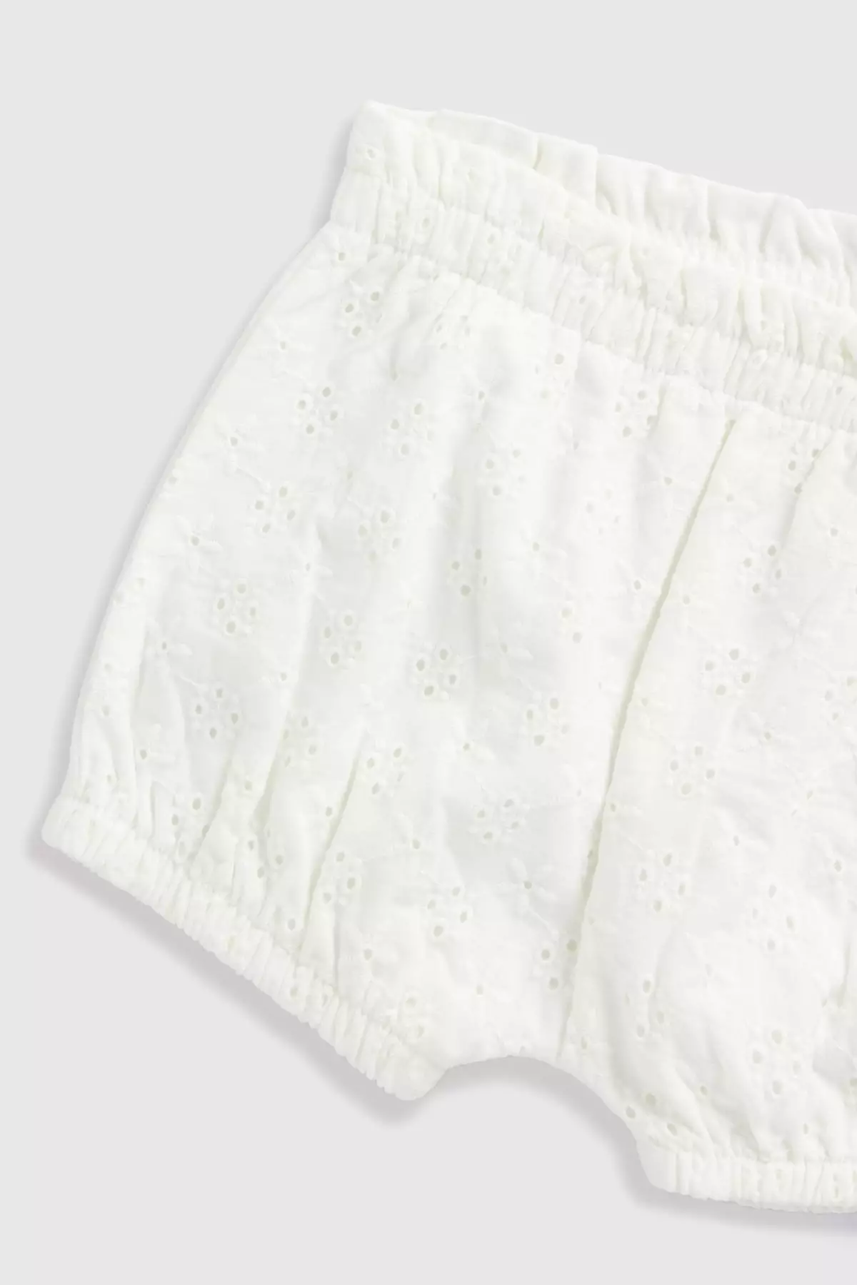 Mothercare Top and Shorts Set - Set Baju Anak Bayi Perempuan (Putih)