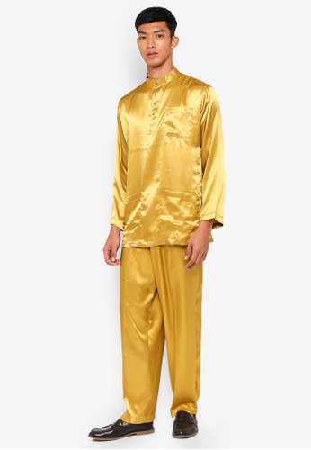Buy Gene  Martino  Traditional Baju  Melayu  Online ZALORA 