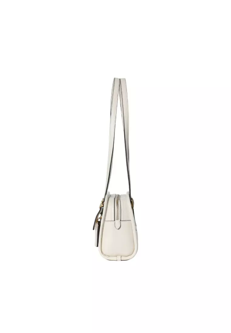 Swing Zip 25 Women's Shoulder Bag in White CM565