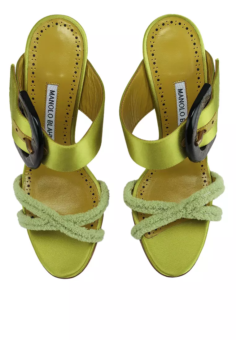 Guye Buckle Detailed Heel Sandals (tr)