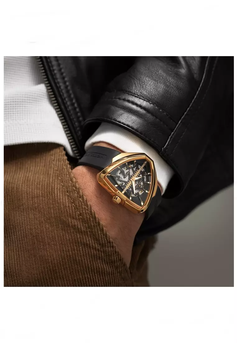 VENTURA ELVIS80 SKELETON AUTOMATIC WATCH (HMT-H24525331)