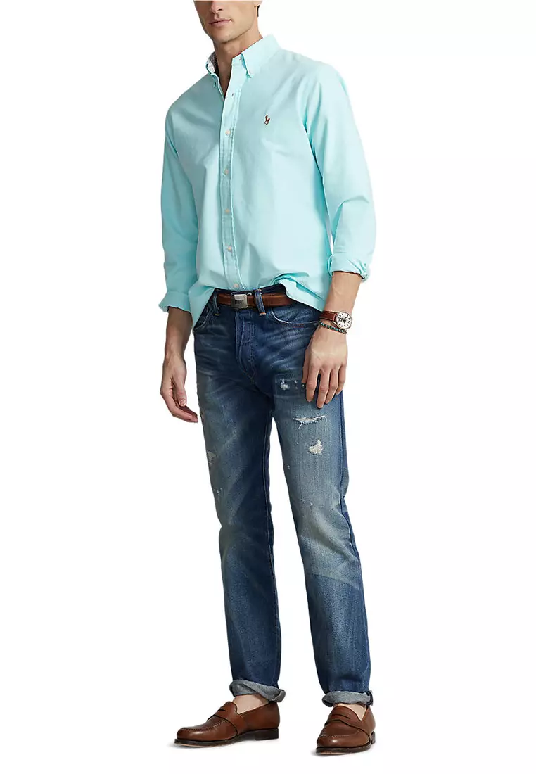 Ralph lauren aegean blue shirt best sale