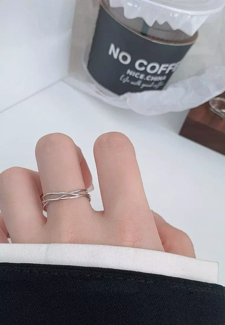 LDR24021 S925 Silver Trendy Ring