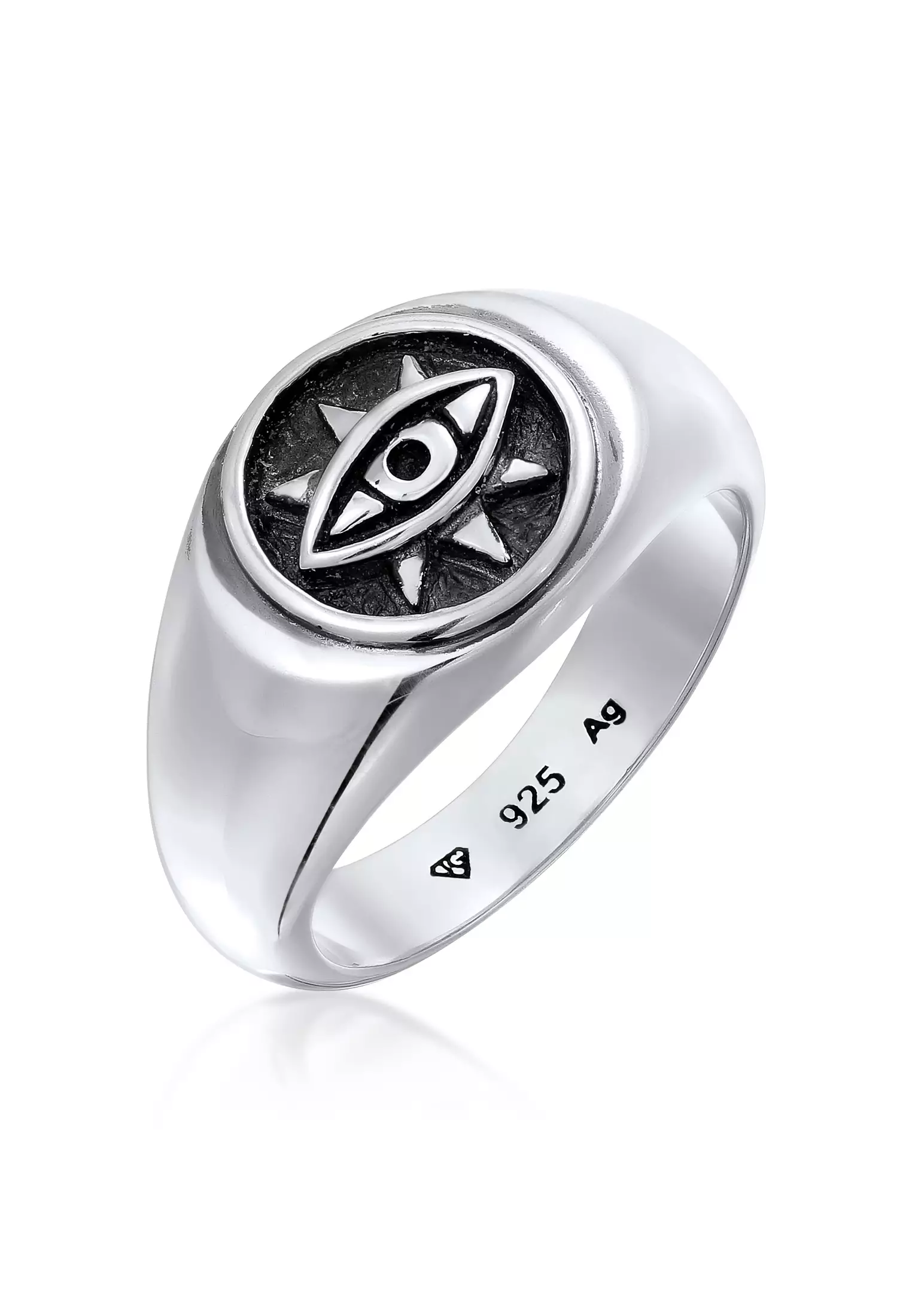 Ring Men Evil Eye Chunky