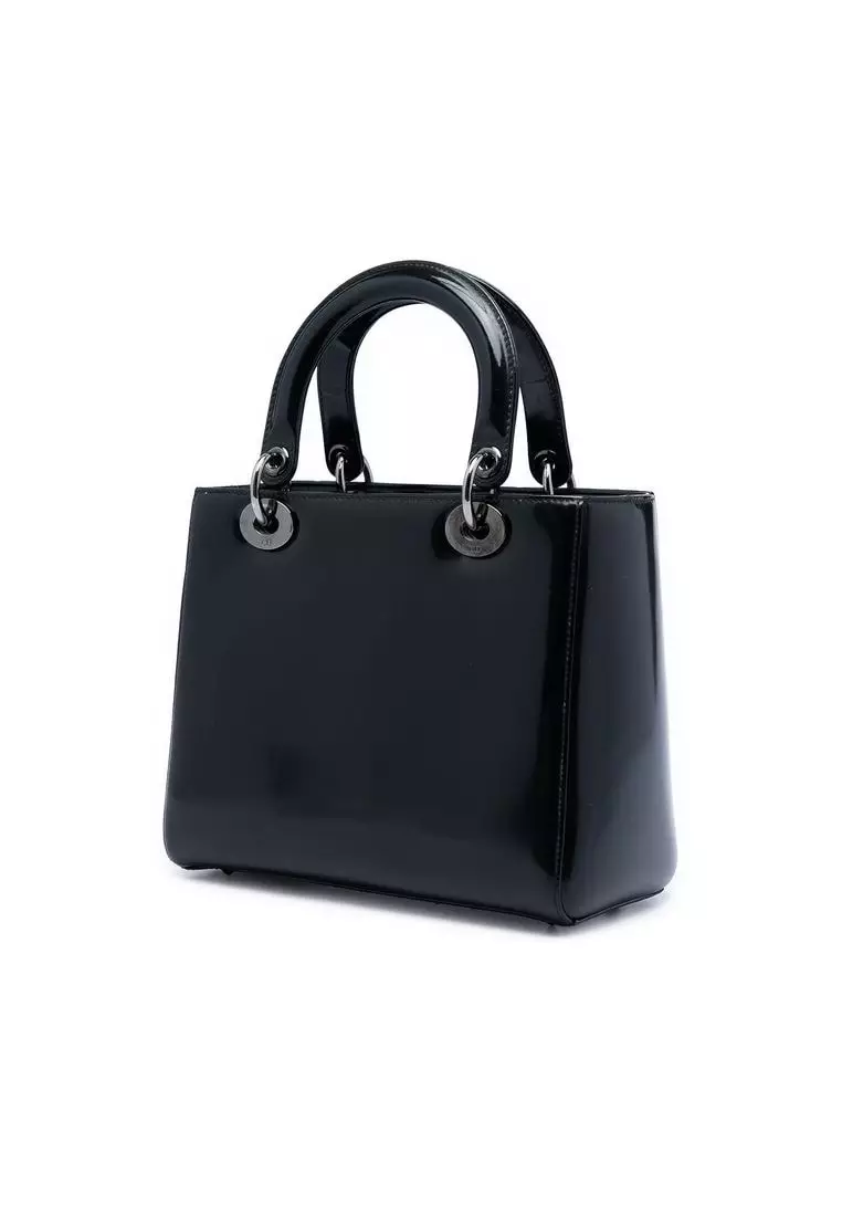 Pre-Loved Dior Medium Patent Lady Dior