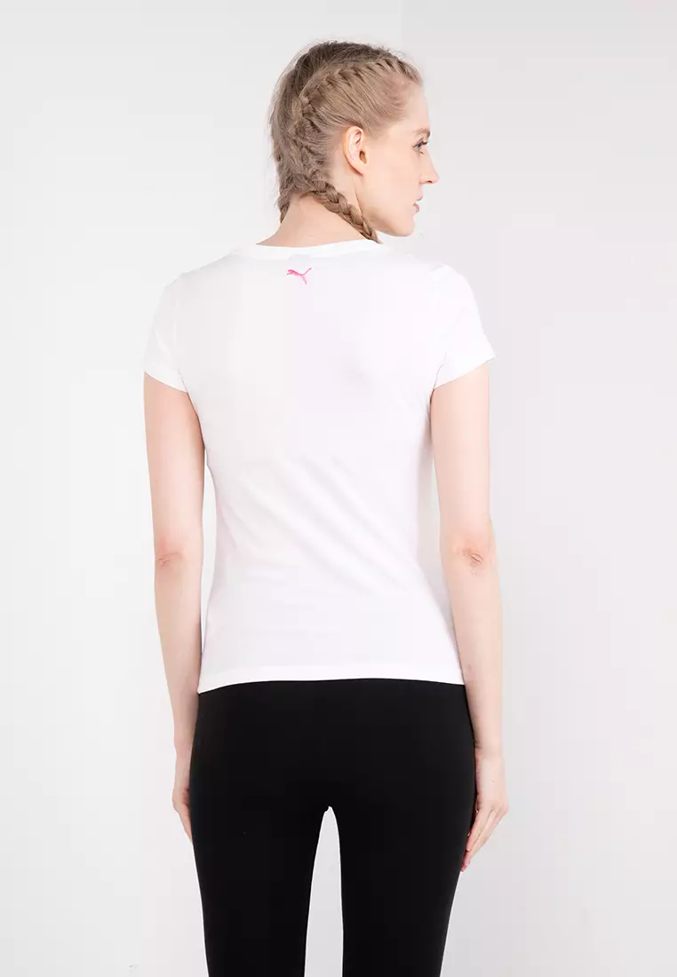 White puma sale t shirt women's