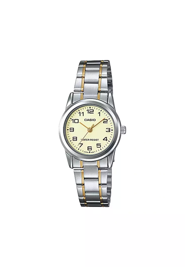 Buy Casio Watches Women's Analog Watch LTP-V001SG-9B Stainless Steel ...
