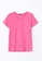 LC WAIKIKI pink V Neck Striped T-Shirt 80EABAA6044ECDGS_5