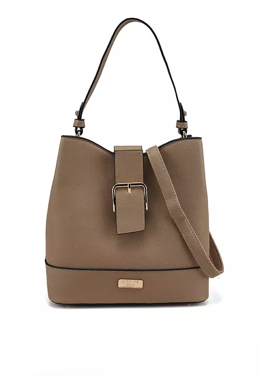 Saffiano Convertible Top Handle Bag