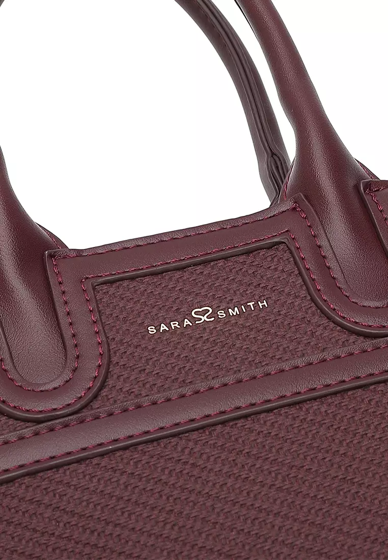 Women's Top Handle Bag / Sling Bag / Crossbody Bag / Shoulder Bag - Maroon