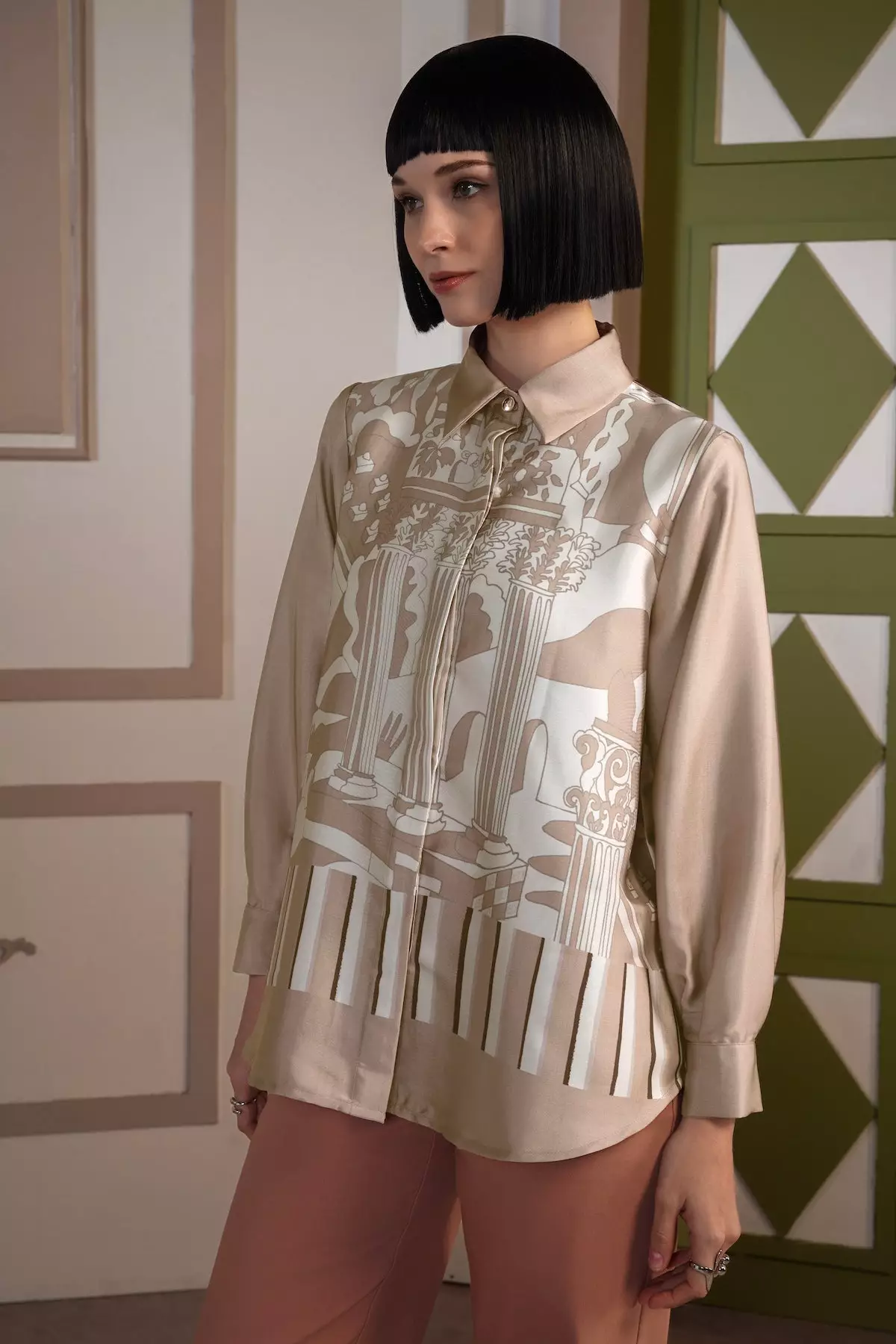 Dreamscape Dimensions Basic Shirt - Ruby