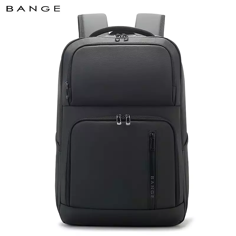 BANGE Tas Ransel pria Laptop Kerja Backpack Pria 15.6 Inch BG7822-Black