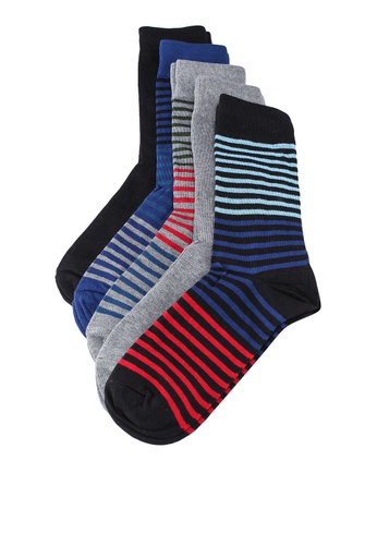Buy Burton Menswear London 5 Pack Stripe Socks 2020 Online Zalora Singapore