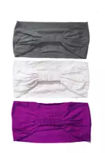 Dark Grey, White & Purple