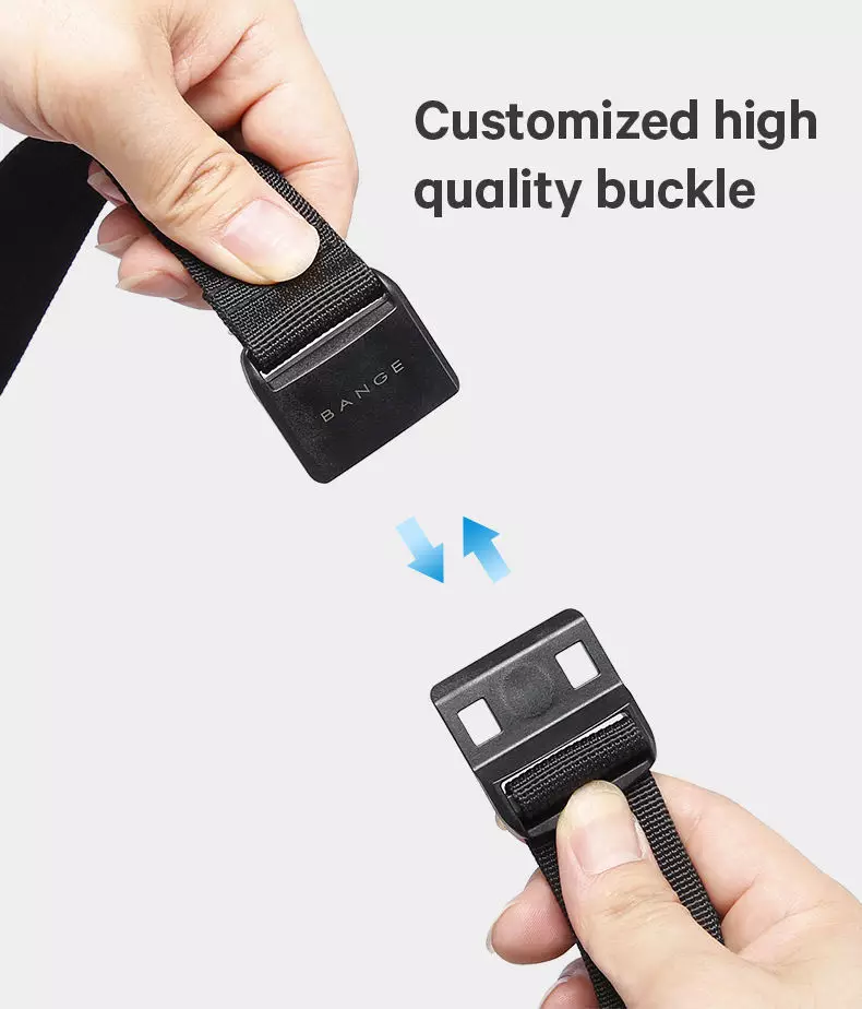 Bange BG77202 Tas Selempang Sling Bag Pria - BLACK