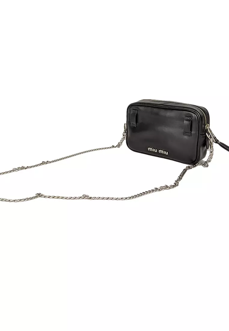 Miu miu black crossbody bag discount