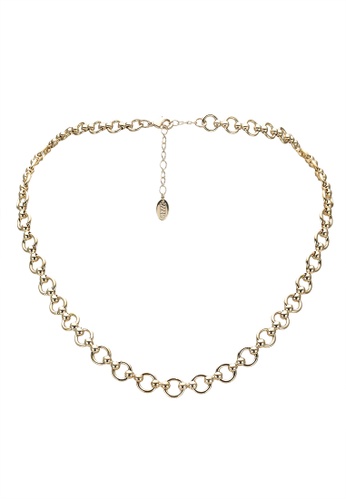 circle link chain necklace