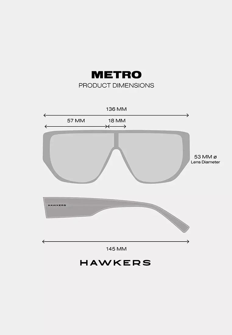 HAWKERS X Paula Echevarría Metro Sunglasses For Men And Women, Unisex. Official Product Designed In Spain