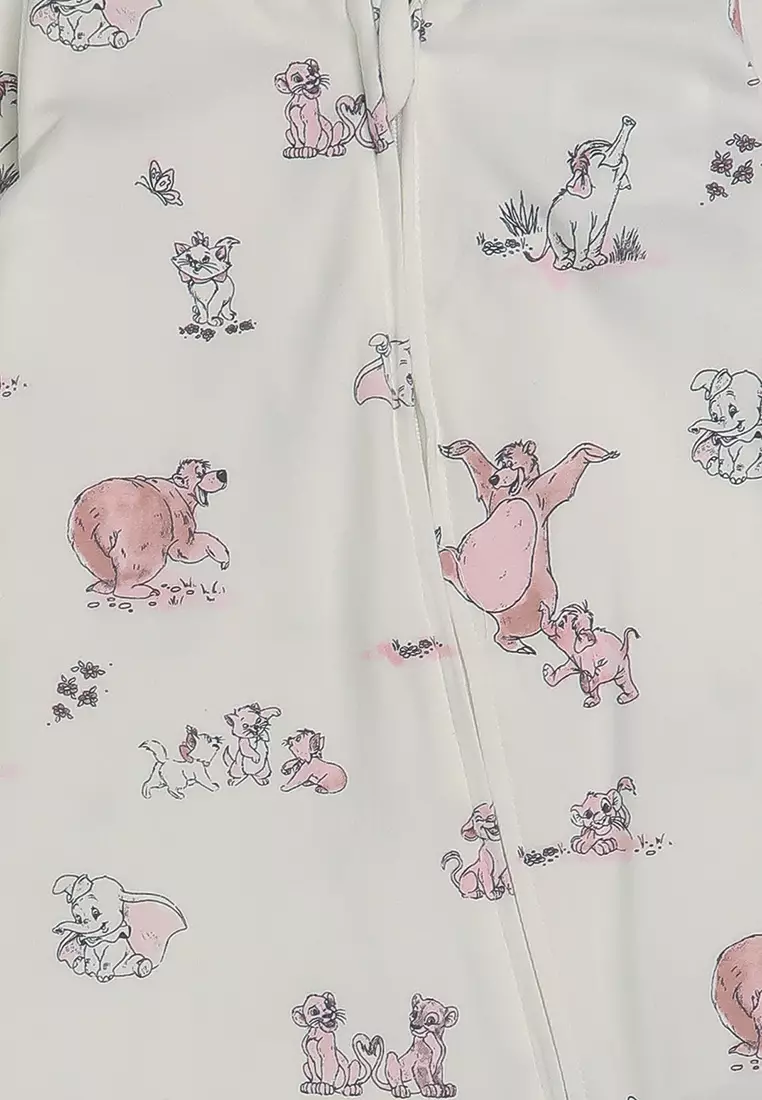 Licensed 長袖拉鍊連身衣