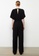 LC WAIKIKI black V-Neck Women's Jumpsuit 27EACAA0D894E0GS_2