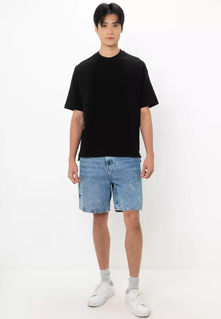 Monogram Textured Pique Tee - Calvin Klein Jeans